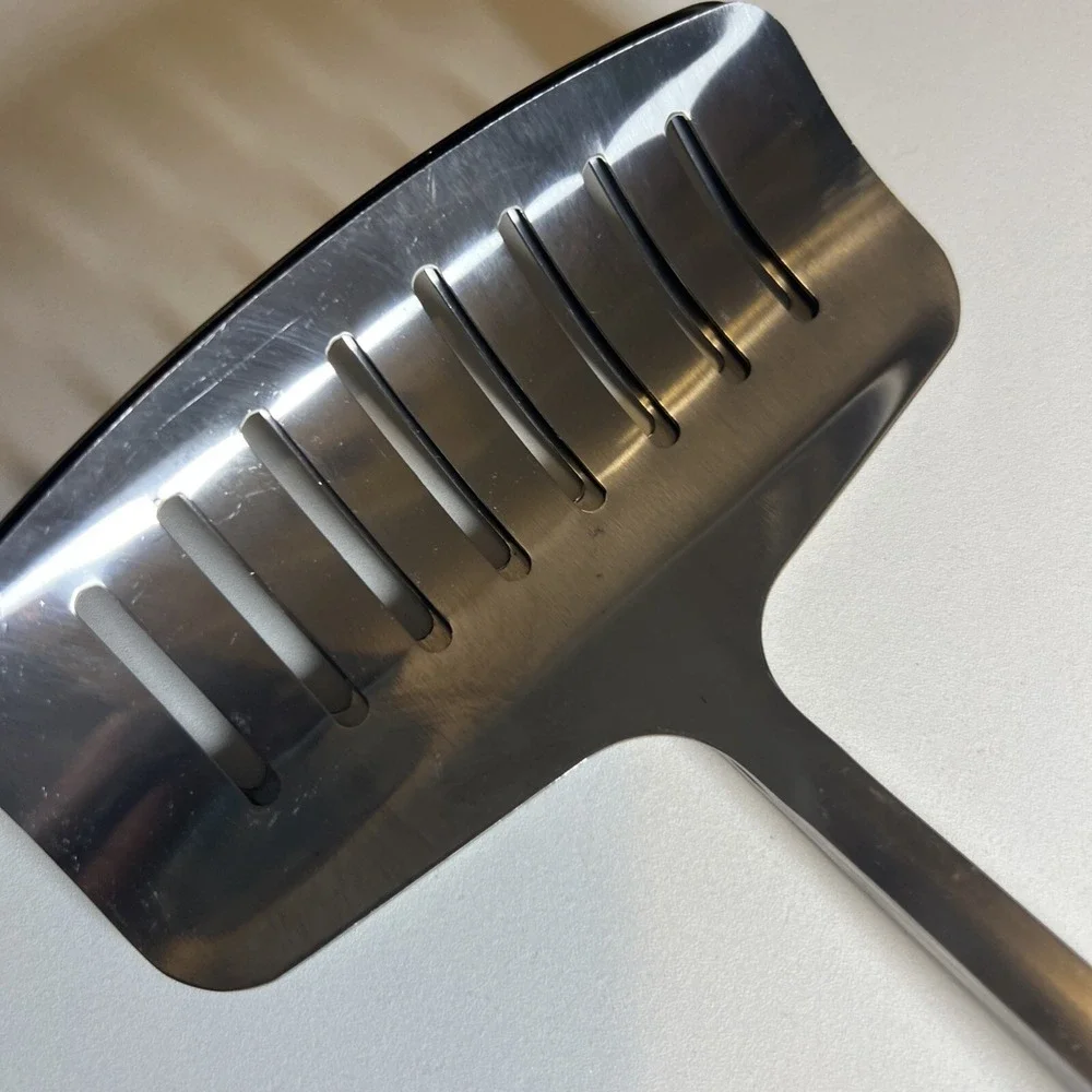 Set Of 2  Stainless Steel Large Fish Spatula, Wide Food Turner Excellent Quality